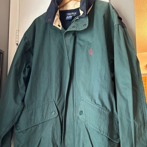 Men's Nautica Blue/Green Jacket - Picture 5 of 8